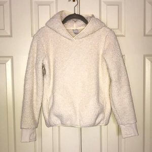 Athleta Girl Sherpa fleece hoodie